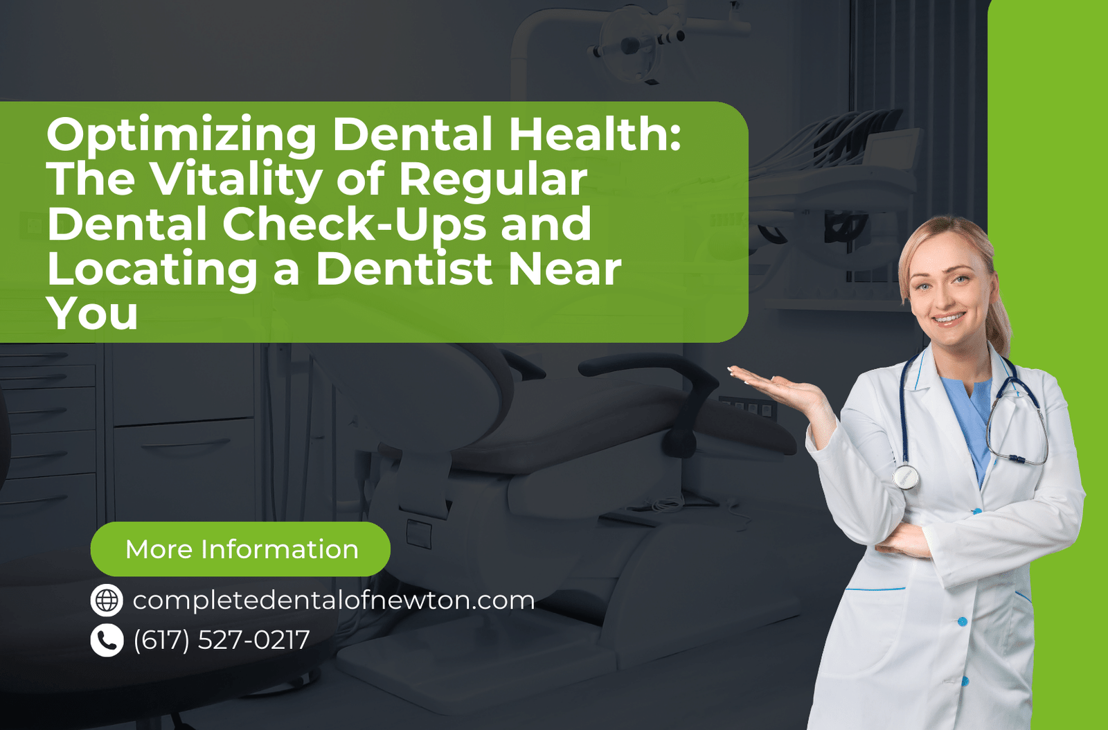 Optimizing Dental Health The Vitality of Regular Dental Check-Ups and Locating a Dentist Near You