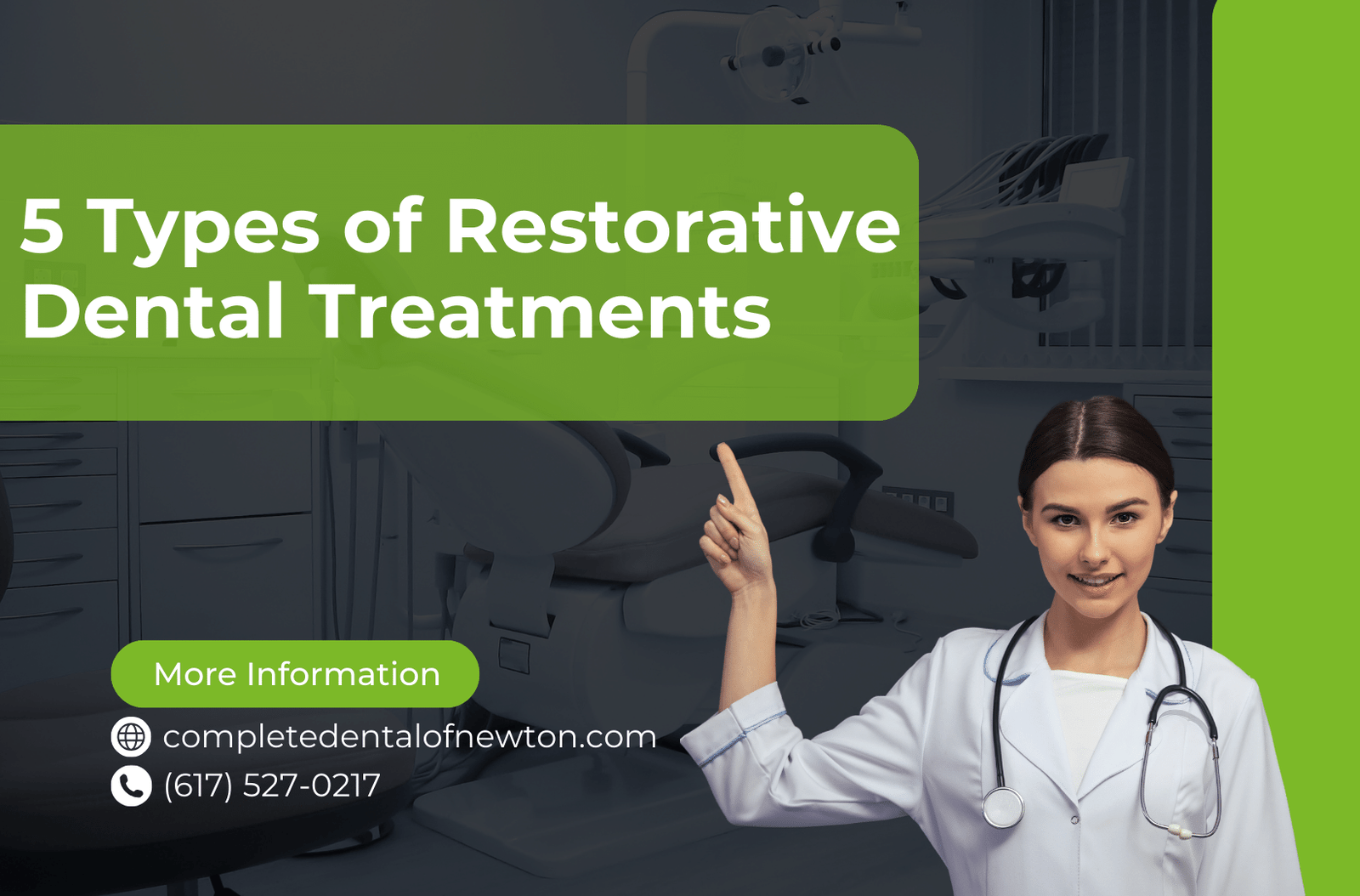 5 Types of Restorative Dental Treatments